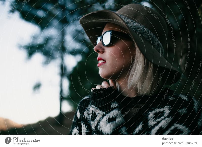 Fashion portrait hat - a Royalty Free Stock Photo from Photocase