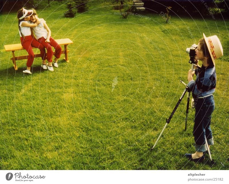 The little photographer Child Twin Photographer Playing Cheerful Group Human being