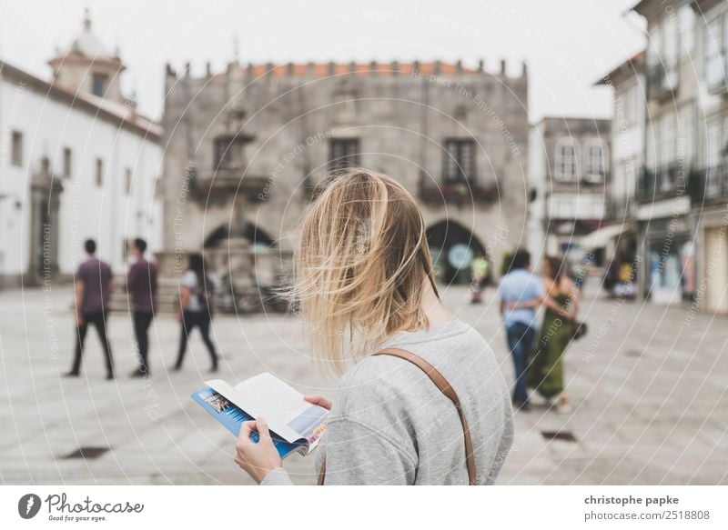 Lost in Viana do Castelo Vacation & Travel Tourism Trip Sightseeing City trip Young woman Youth (Young adults) Hair and hairstyles 1 Human being Group