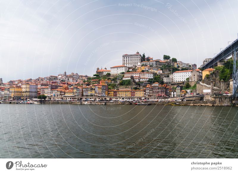 At the foot of the Ponte Dom Luís I Vacation & Travel Trip Sightseeing City trip Sky Clouds Summer Porto Portugal Europe Town Downtown Old town Skyline