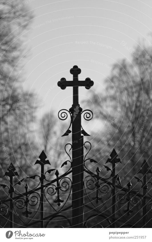 God's Acre Funeral service Door Metal Sign Crucifix Old Dark Cold Black Emotions Moody Compassion To console Sadness Grief Death Loneliness Belief
