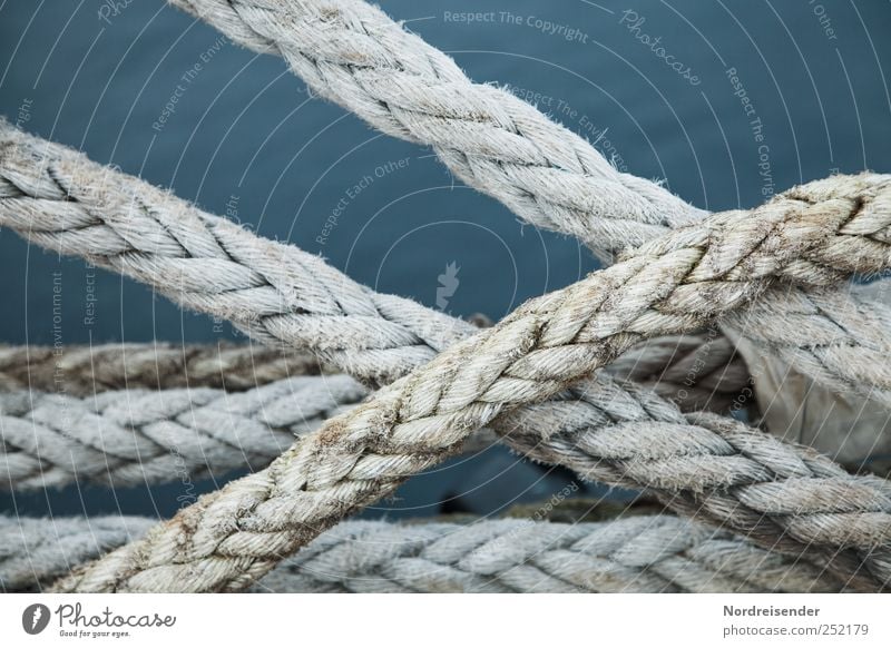 Sure is safe... Rope Water Navigation Sign Blue Stress Relationship Complex Testing & Control Puzzle Safety Planning Attachment Maritime Retentive Plaited