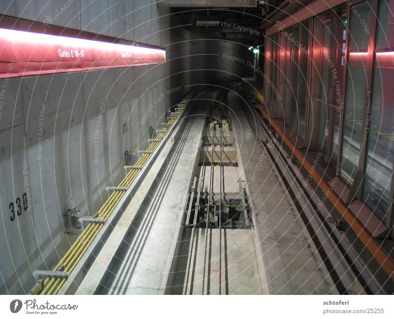 cable metro Tunnel Cable car Infinity Aimless Future Transport Underground Railroad Iron-pipe Target Hollow Logistics