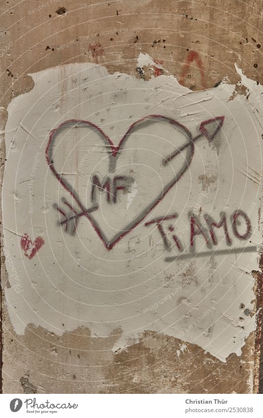 Ti Amo Stationery Pen Stone Sand Concrete Wood Sign Digits and numbers Ornament Graffiti Heart Love Draw Sex Happy Yellow Black White Esthetic Friendship