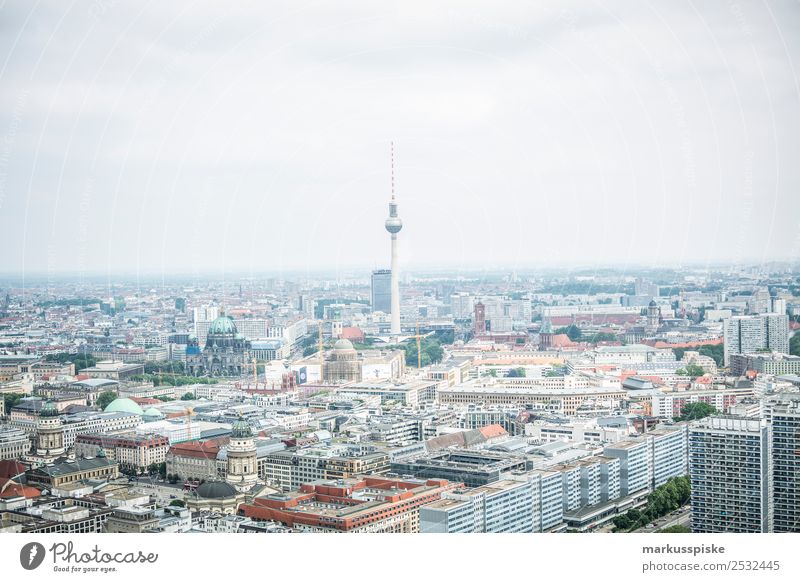 View over Berlin Vacation & Travel Tourism Trip Adventure Sightseeing Downtown Skyline High-rise Manmade structures Building Architecture Tourist Attraction