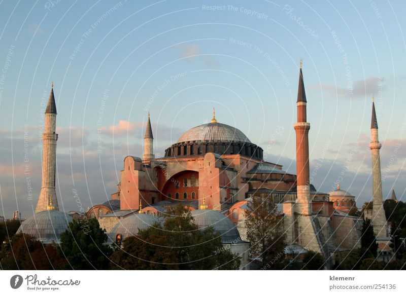 The Beautiful Hagia Sofia in Istanbul Small Town Capital city Old town Dome Castle Park Manmade structures Mosque Cathedral Tourist Attraction Monument