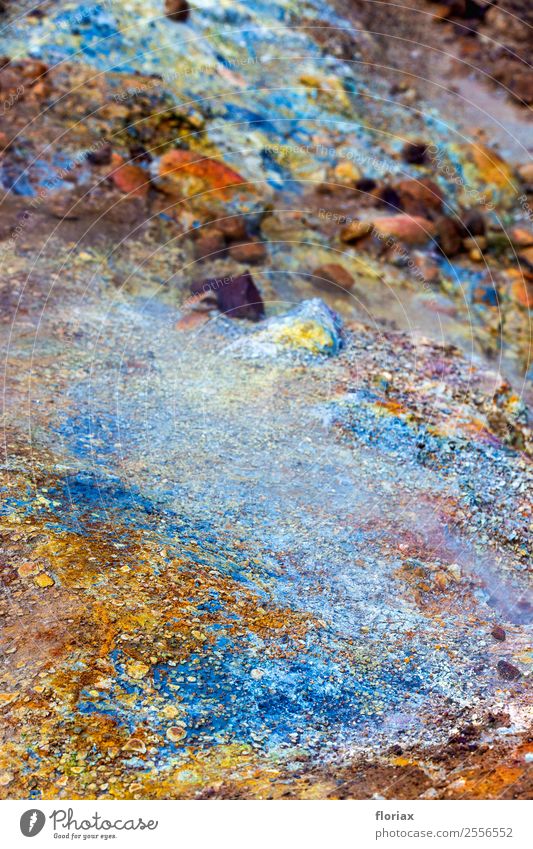 Colours on Iceland Vacation & Travel Trip Adventure Environment Nature Landscape Elements Earth Air Water Hveragerdi Stone Esthetic Exceptional Exotic Hot Blue
