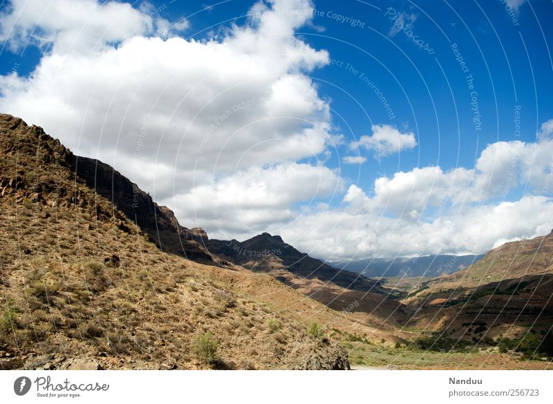 Wide wide world Landscape Free Far-off places Mountain Gran Canaria Spain Valley Dry Steppe Rock Vacation & Travel Colour photo Multicoloured Exterior shot