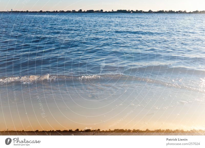 underworld Environment Nature Landscape Elements Air Water Sky Weather Beautiful weather Waves River bank Beach Breathe Esthetic Bizarre Loneliness Uniqueness