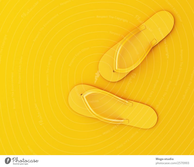 Foot in thongs Joy - a Royalty Free Stock Photo from Photocase