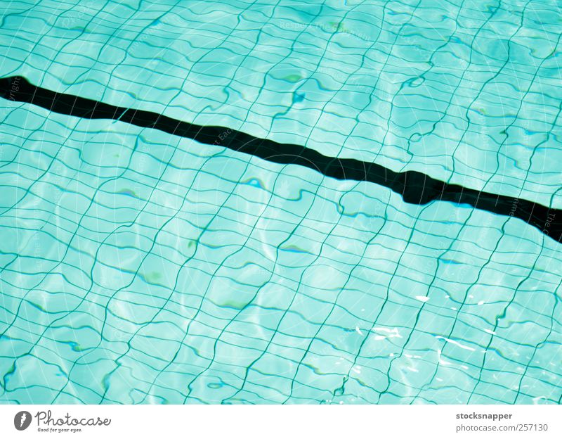 Swimming pool Water Tile Line Deserted Consistency Pattern Wavy line Waves
