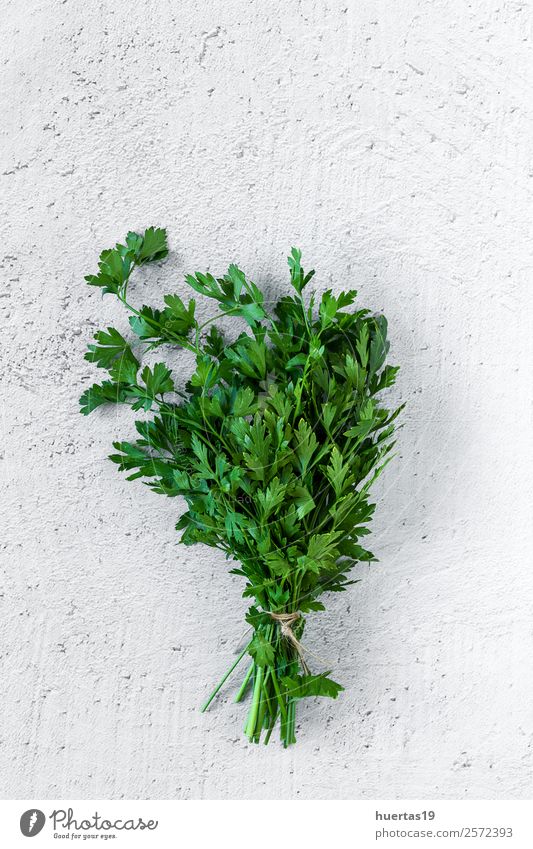 Aromatic herbs. Flat lay Food Vegetable Herbs and spices Garden Art Plant Fresh Natural Above Green aromatics flat lay Parsley Rosemary thyme Mint laurel