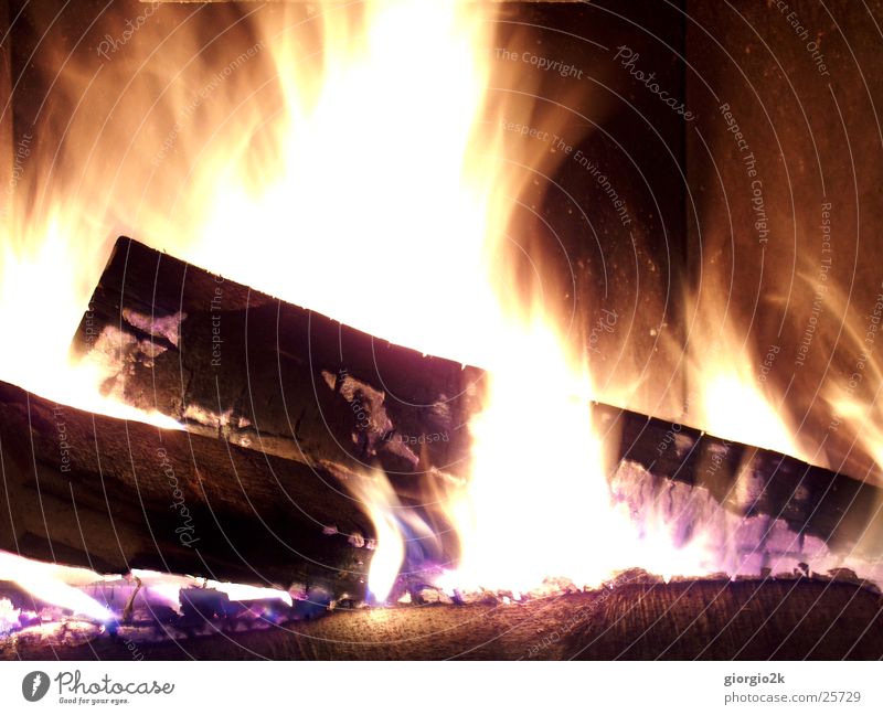 Purgatory I Hot Wood Burn Long exposure Red Carbon Fireside Blaze Flame fireplace Chimney