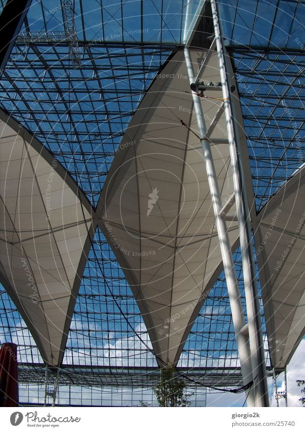 Munich Airport Architecture Warehouse Sky Modern