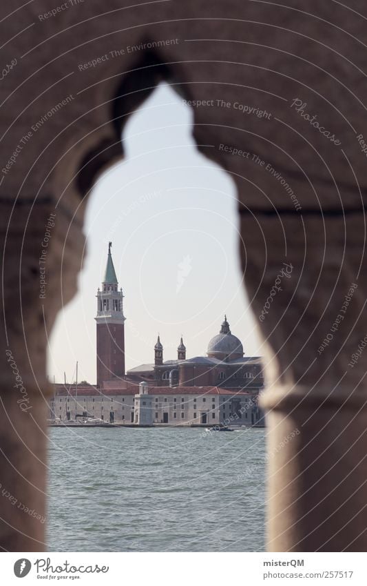 1,111 Perspectives Art Esthetic Venice Veneto San Giorgio Maggiore Arch Tower Island Mediterranean sea Wanderlust Ocean Italy Archway Fantastic