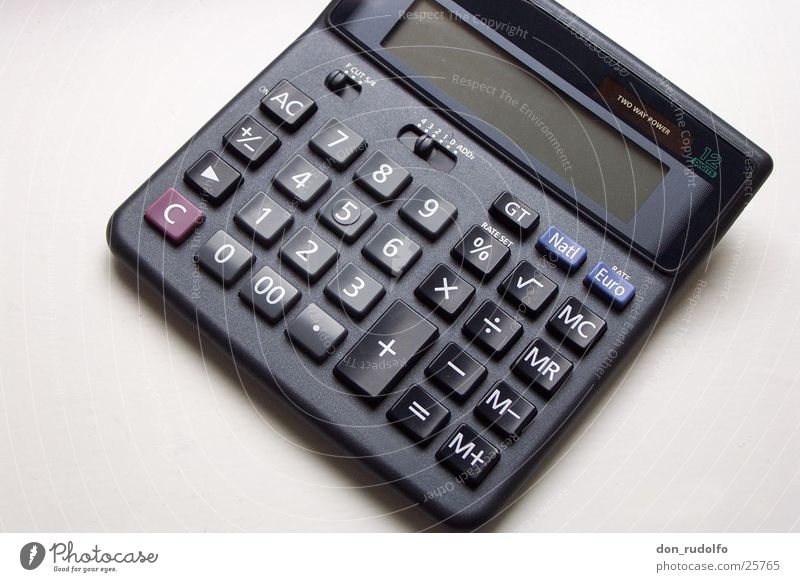 pocket calculators Pocket calculator Computer Macro (Extreme close-up) Office Equipment