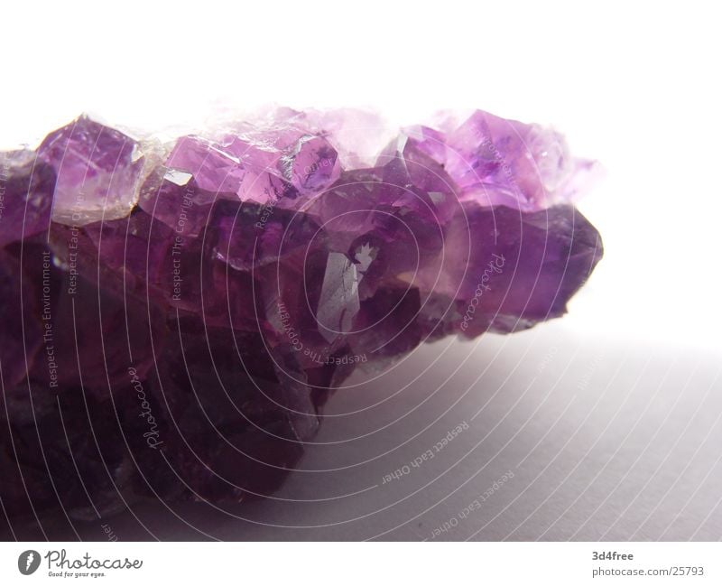 expensive pebble Precious stone Expensive Violet Stone Crystal structure Macro (Extreme close-up)