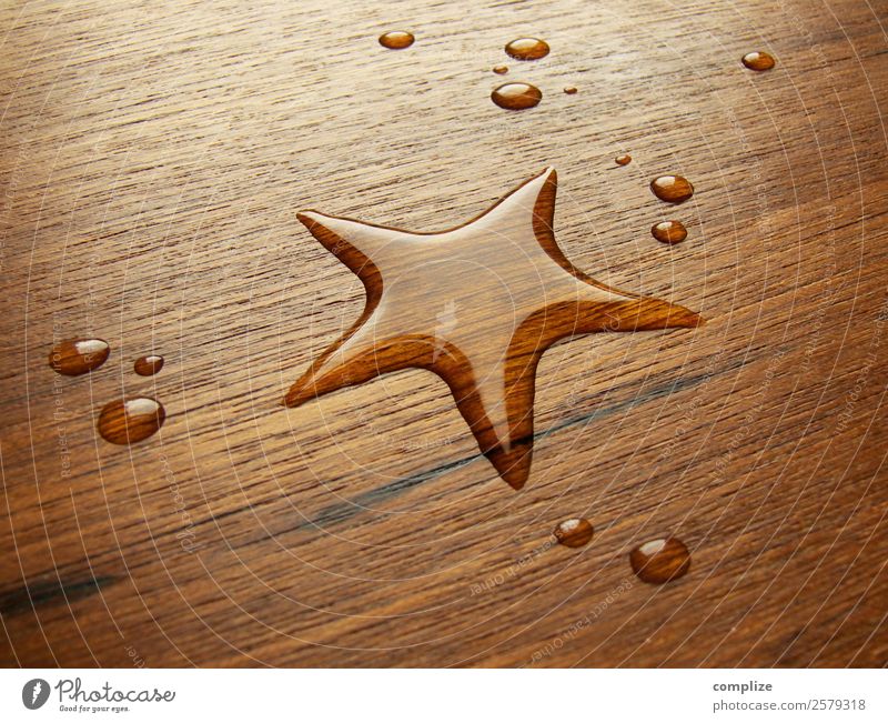 Drop star* Cooking oil Beverage Style Party Feasts & Celebrations Christmas & Advent Dance Elements Water Drops of water Wood Sign Warm-heartedness Happy Stars
