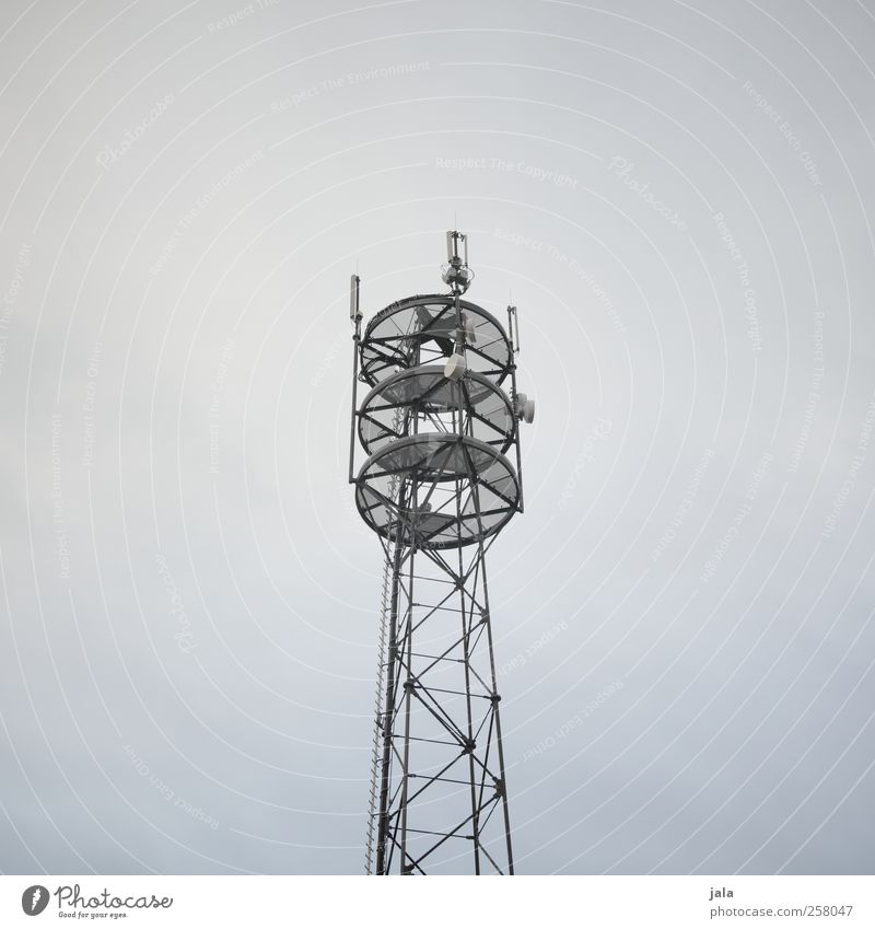 Turn Your Radio On Technology Information Technology Sky Antenna Gloomy Radio antenna Colour photo Exterior shot Deserted Copy Space left Copy Space right