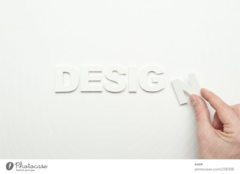 design Lifestyle Design Hand Fingers Characters Esthetic Simple Bright Clean White Letters (alphabet) Word Clarity Considerable Creativity Typography