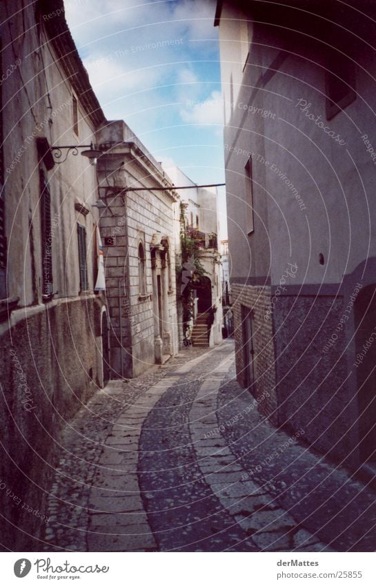 Alley in the south Italy Village Architecture Street Mediterranean Old town Curve