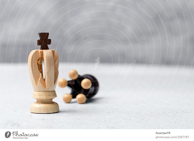 Girl and boy playing chess at home. - a Royalty Free Stock Photo from  Photocase