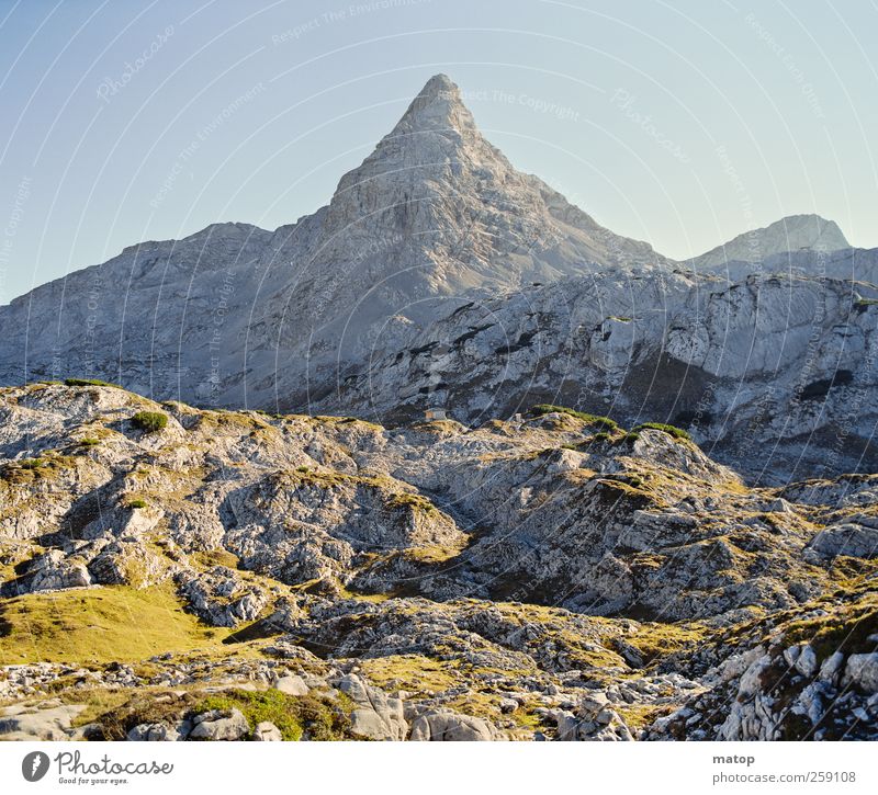 Magic Mountain Vacation & Travel Climbing Mountaineering Nature Landscape Sky Cloudless sky Climate change Beautiful weather Rock Alps Berchtesgaden Alpes