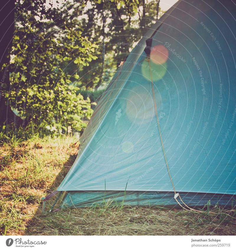 Corner of the tent Lifestyle Joy Happy Vacation & Travel Adventure Far-off places Freedom Camping Summer Summer vacation Environment Nature Beautiful weather