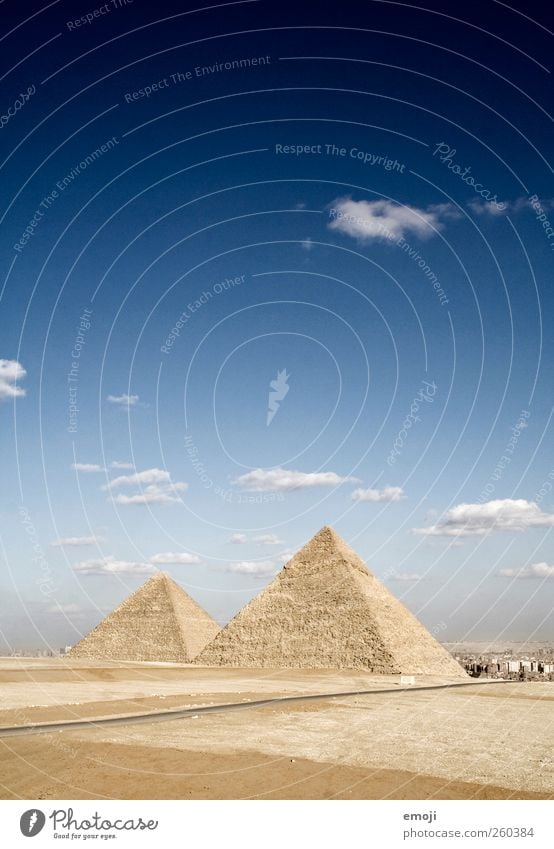 ^^ Environment Nature Landscape Sky Beautiful weather Drought Desert Exceptional wonder of the world Giza Pyramid Pyramids of Gizeh 2 Art Culture