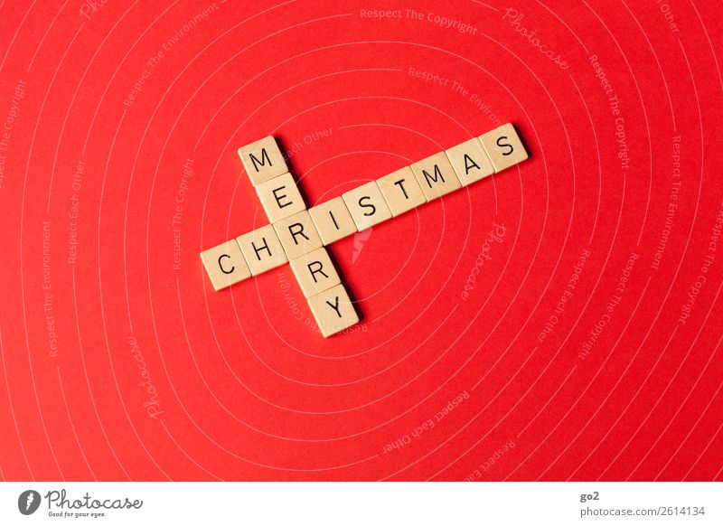 Merry Christmas Playing Board game Christmas & Advent Decoration Wood Sign Characters Esthetic Red Emotions Happy Happiness Contentment Joie de vivre (Vitality)