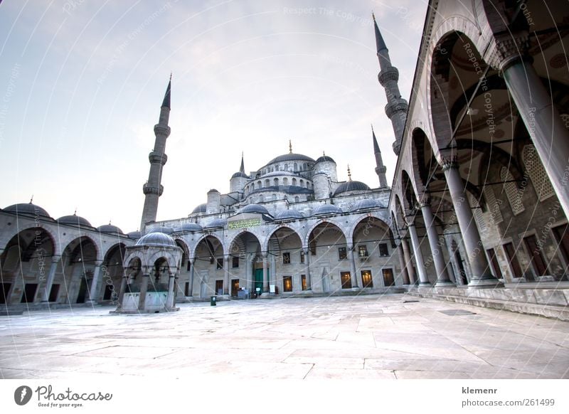 Drama in Istanbul - Blue Mosque, Turkey Tourism Culture Sky Building Architecture Monument Historic Religion and faith famous turkey Middle eastern Islam asian