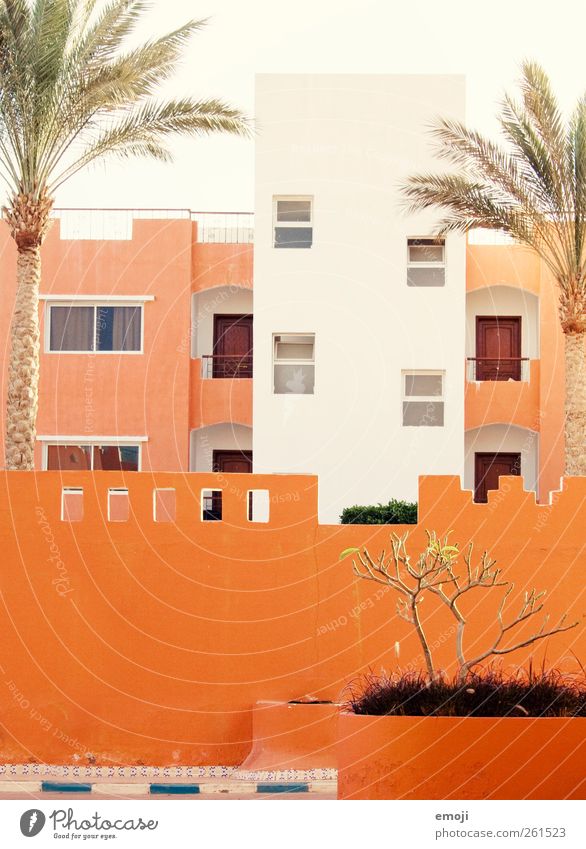 ORANJE House (Residential Structure) Manmade structures Building Architecture Wall (barrier) Wall (building) Facade Window Bright Hotel Resort Mediterranean