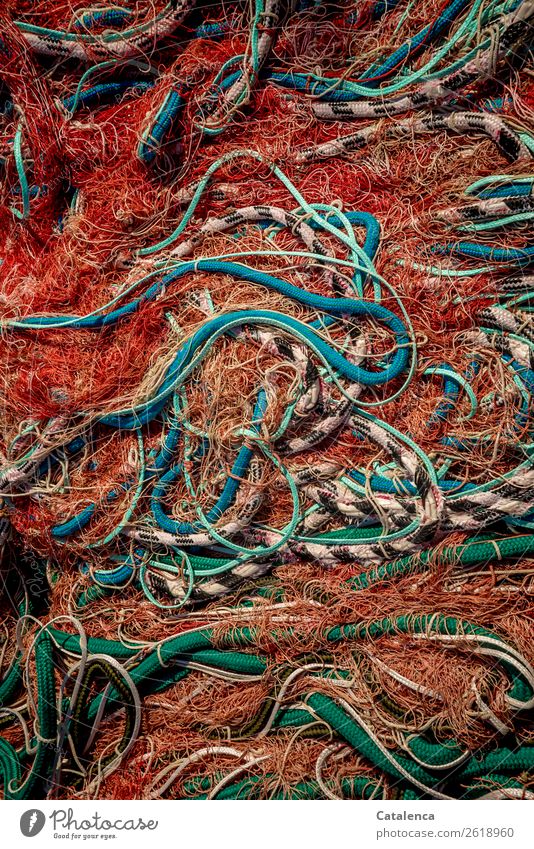 RED FISHING NET