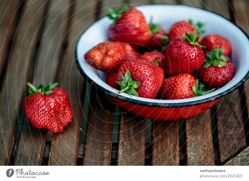 strawberries Food Fruit Strawberry Nutrition Organic produce Vegetarian diet Fasting Bowl Lifestyle Healthy Healthy Eating Fitness Summer Agriculture Forestry