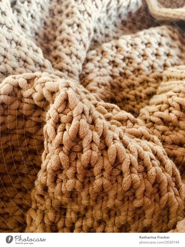Knitted Sweater Jacket Soft Wool Knitting pattern Rope Heat Sewing thread knitwear Loop Cuddly Blanket Pattern Structures and shapes Subdued colour Close-up