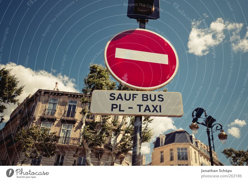 SAUF BUS Town Downtown Facade Transport Traffic infrastructure Public transit Street Road sign Taxi Bus Bans Drinking Demand Narbonne France Southern France