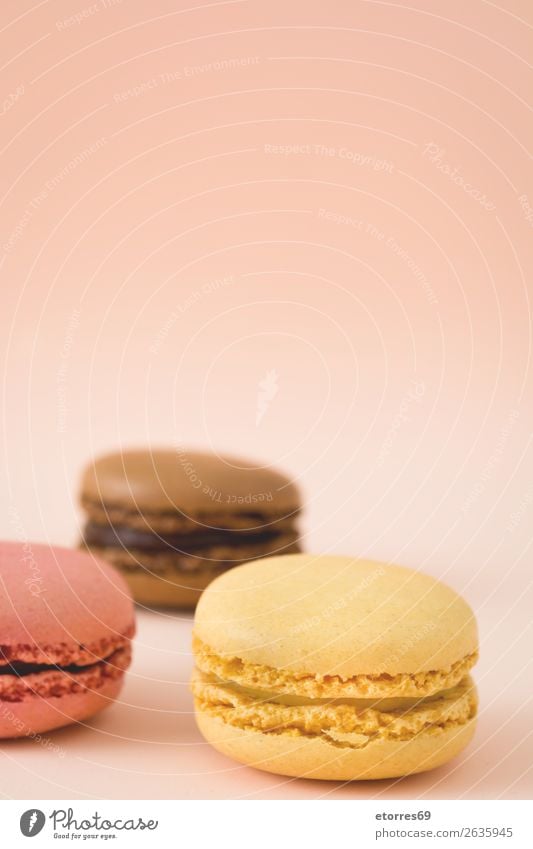 Colorful macarons Macaron Strawberry Lemon Dessert Coffee Yellow Chocolate Confectionary Raspberry Tradition Candy cut out cookies Tasty Baking French Cooking