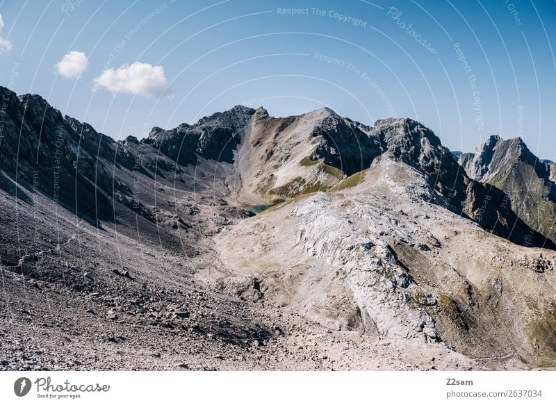 Sea Chart | E5 Vacation & Travel Adventure Mountain Hiking Nature Landscape Summer Beautiful weather Rock Alps Peak Gigantic Tall Loneliness Alpine