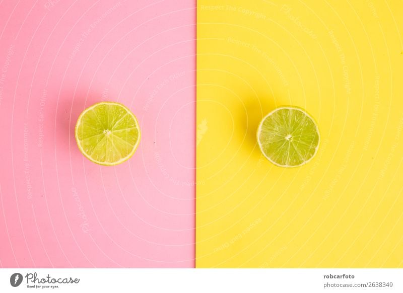 ime in colorful background Fruit Eating Fresh Natural Juicy Sour Green White Colour lime isolated limes Slice citrus Cut Mature food healthy Top Tropical Half
