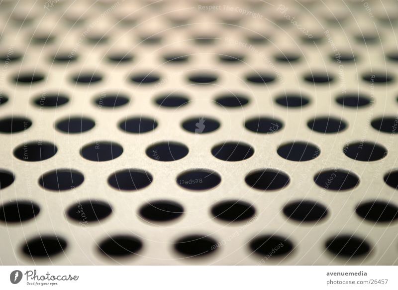 Metal II Tin Hollow Things perforated Perspective