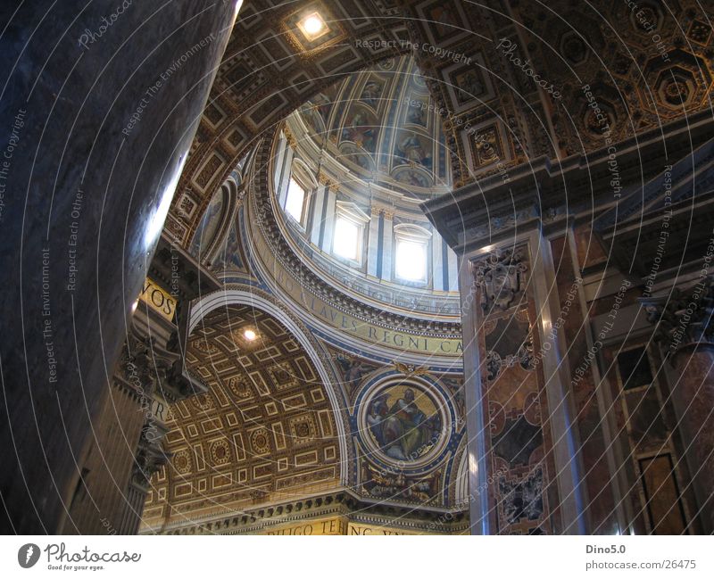 Peter's Cathedral Rome St. Peter's Cathedral Light Architecture Religion and faith