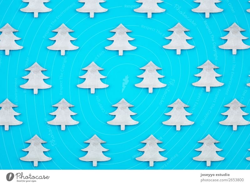 Christmas pattern made of christmas trees. - a Royalty Free Stock