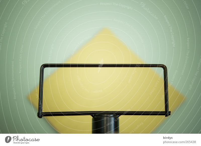 general conditions Paper Exceptional Uniqueness Positive Yellow Black Esthetic Perspective Pillar Frame Rectangle Square Background lighting Mint green Symmetry