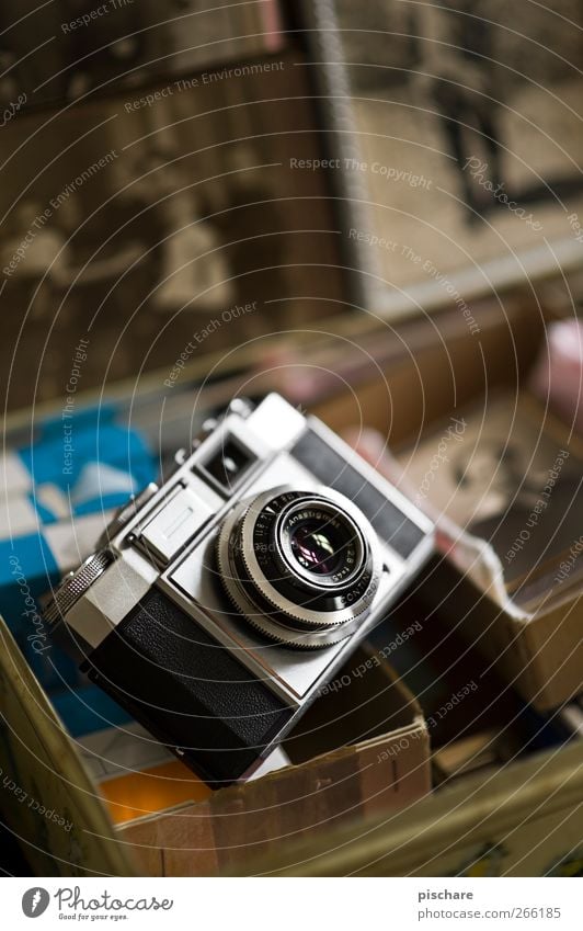his time Camera Old Historic Retro Brown Creativity Analog Photography Colour photo Interior shot Shallow depth of field