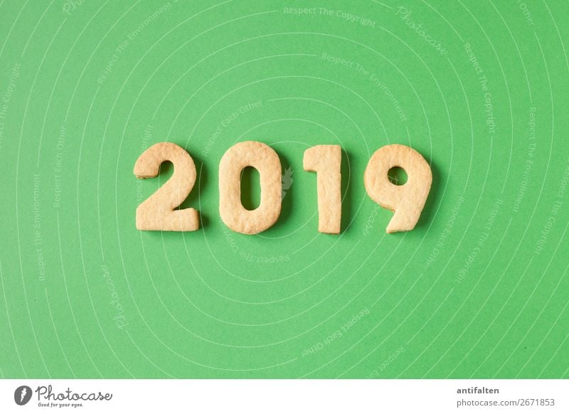 2019 will be green Dough Baked goods Candy Cookie cut out cookies Nutrition To have a coffee Leisure and hobbies Baking Vacation & Travel Hiking