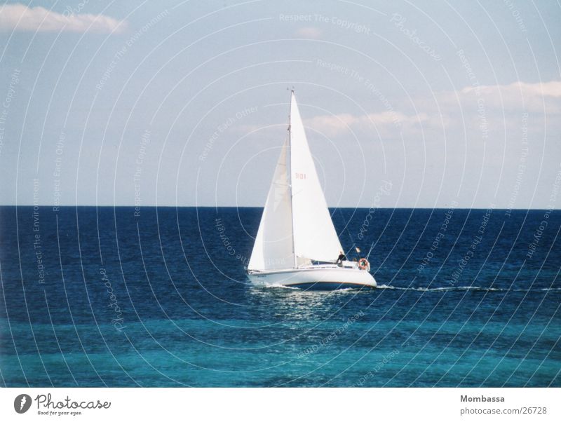 sailing torn Sailboat Dinghy Navigation blue water