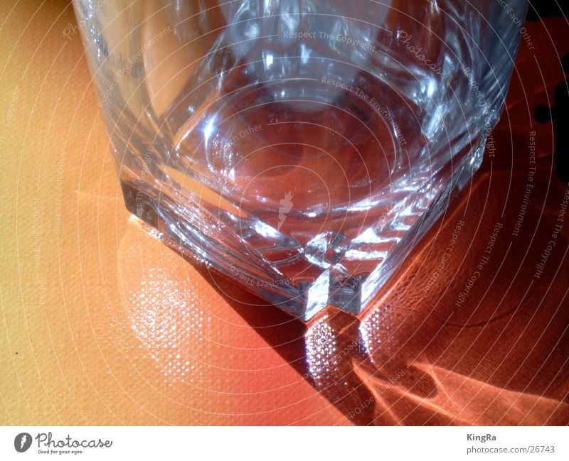 Even an empty glass is beautiful 1 Whiskey Empty Light Red Living or residing Glass caustic reflection