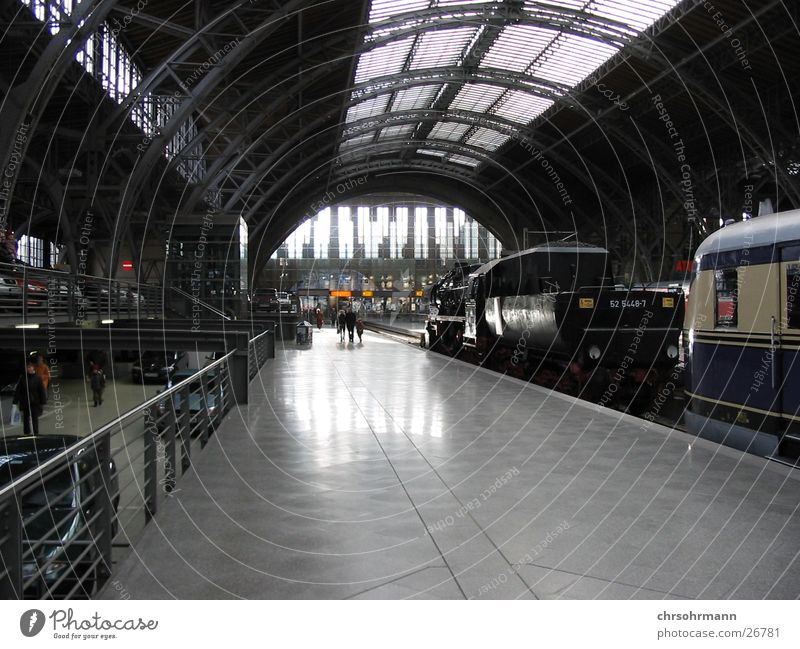 Leipzig railway station Railroad Platform Architecture Train station Vacation & Travel