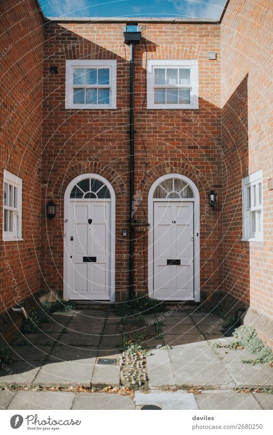 Brick english house facade Style House (Residential Structure) England Europe Village Town Building Architecture Wall (barrier) Wall (building) Facade Window