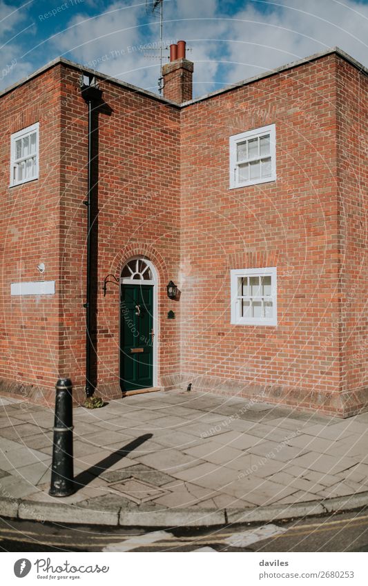 Traditional house facade in England. Shopping Flat (apartment) House (Residential Structure) House building Europe Village Town Building Architecture